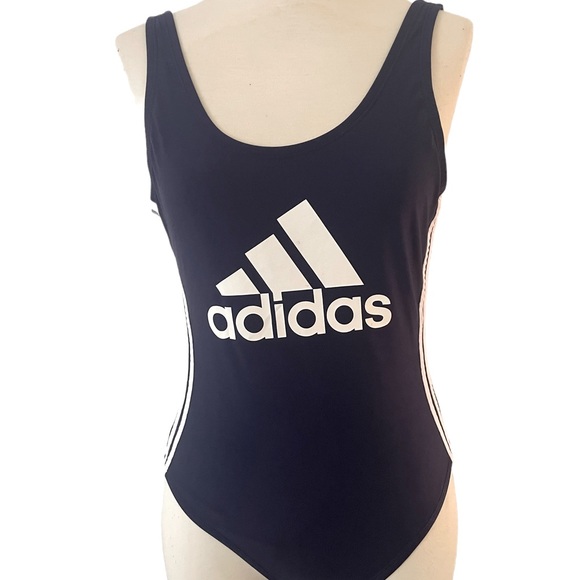 Navy blue adidas bathing suit